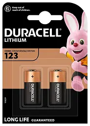 Літієва батарея Duracell High Power 123 3V, (CR123/CR123A/CR17345), 2 шт (6409613)