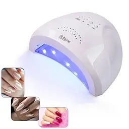 УФ лампа для манікюру ультрафіолетова біла лампа для нігтів UV-LED Nail Lamp SunOne - мініатюра 2