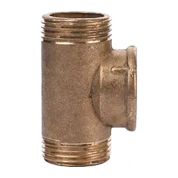 Трійник латунний 3/4″ЗР х 3/4″ВР х 3/4″ЗР ливарний 658Б 000016589 - мініатюра 3