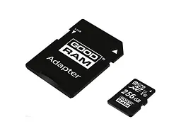 Карта памяти GOODRAM microSDXC class 10 UHS-I+SD Adapter 256 GB (M1AA-2560R12)