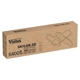 Світильник LED smart SKYLER-3D +пульт 90W 3000-5000K IP20 білий Violux ( 220885 ) - мініатюра 2