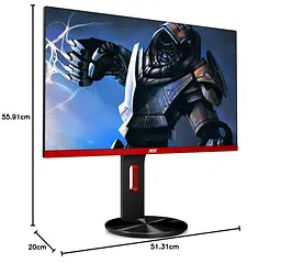 Б/В Монітор 24.5" AOC G2590PX (HDMI DP DVI USB speakers gaming) - мініатюра 6