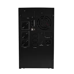 Джерело безперебійного живлення LogicPower LP-UL3500VA 2450 Вт, чорне, 3 розетки Schuko, лінійно-інтерактивне, USB/SNMP, апроксимована синусоїда - мініатюра 5