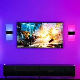 вітлодіодний настінний світильник VOMI RGB на батарейках - мініатюра 5