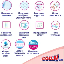 Трусики-підгузки GOO.N Plus XL (12-20 кг) 76 шт. - мініатюра 11