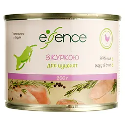Вологий корм для цуценят Essence з куркою 200 г (20369) - мініатюра 2