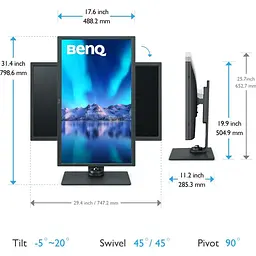 Монітор BenQ 32` SW321C (9H.LJ1LB.QBE) [147901] - мініатюра 9