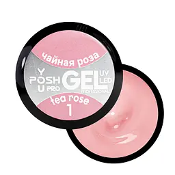 Гель для нарощування нігтів однофазний YouPOSH Gel UV/LED 30 мл №01