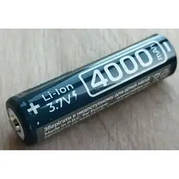 Літій-іонний акумулятор Rablex 18650 4000 mAh (Li-ion) 3.7 V Original - мініатюра 5