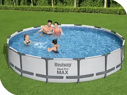 Басейн вуличний Bestway Pool 427x84 56595 з фільтром та насосом - мініатюра 2