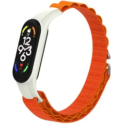 Ремінець до фітнес браслета Armorstandart AlpinaStyle Band для Xiaomi Mi Band 7/6/5/4 Orange (ARM64989) - мініатюра 4