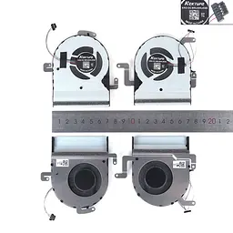 Вентилятори CPU+GPU 5V для Asus M580 N580 X580GD X580VD X580VN (FJNL DFS501105PQ0T, FJNK DFS501105PR0T, Аналог) - мініатюра 3