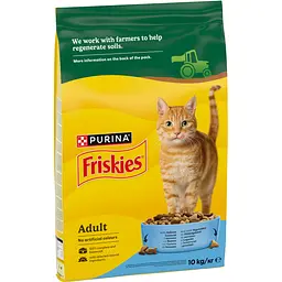 Сухий корм для котів Friskies з лососем та овочами 10 кг - мініатюра 2
