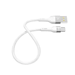 Кабель для заряджання та обміну даними USB Yoki YK-EX11 EXTRA Series USB/Type C 60W 3A/20V 0.25 m White - мініатюра 3