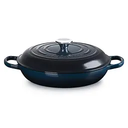 Каструля Le Creuset Signature Cast Iron Shallow Casserole 21180301294475 3.5 л 30 см чорна