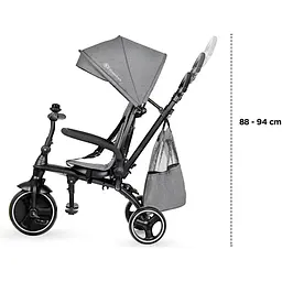 Триколісний велосипед Kinderkraft Jazz Grey сірий (00-00303945) - мініатюра 13