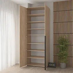 Шафа для одягу з полицями Idea Д-127 Дуб Сонома - мініатюра 2