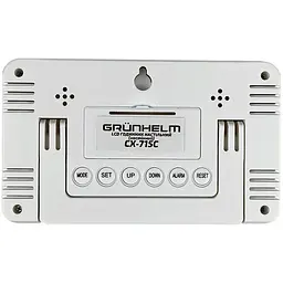 Годинник настільний Grunhelm LED CX-715C 3V 2х1.5V (131066) - мініатюра 7