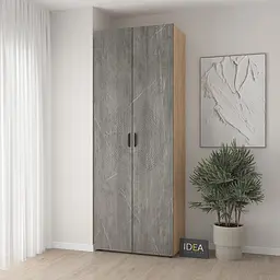 Шафа для одягу з однією штангою С-8.3 Дуб крафт/Юпітер Idea