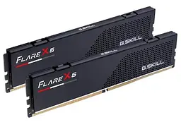 Пам'ять 16Gb x 2 (32Gb Kit) DDR5, 6000 MHz, G.Skill Flare X5, Black, 36-36-36-96, 1.35V, з радіатором (F5-6000J3636F16GX2-FX5) - мініатюра 2