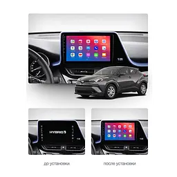 Штатний головний пристрій EasyGo TOY907-F50 9 Toyota C-HR 2016-2018 - мініатюра 2
