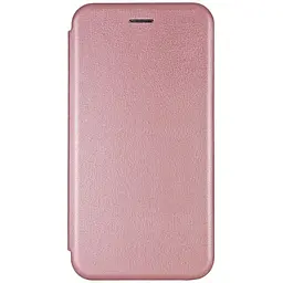 Чохол книжка Samsung Galaxy M33 5G еко-шкіра Premium Case для смартфона Рожеве золото