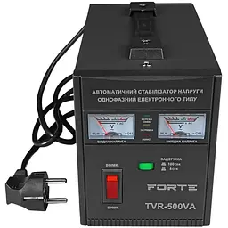 Стабілізатор напруги Forte TVR-500VA релейний 500 Вт (22648) - мініатюра 2