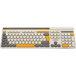 Клавіатура Canyon HKB-W03 EN AAA Wireless Beige (CNS-HKBW03BG) - мініатюра 5
