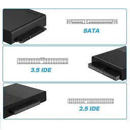 Адаптер - Перехідник USB 3.0-SATA-IDE FIDECO PL319 - мініатюра 4