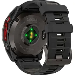 Смарт-годинник Garmin Fenix 8 Pro MicroLED Sapphire 51 мм Carbon Gray DLC Titanium with Black/Pebble Gray Silicone Band 010-03380-01 [145037] - мініатюра 4