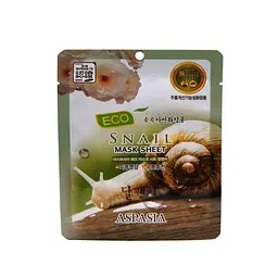 Маска тканинна для обличчя Aspasia Eco Snail з екстрактом муцину равлика