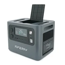 Портативна станція AFERIY AF-P210,LiFePO4 2048Втч.(max2400)Вт,MPPT 11.5-50В-20А(500Вт),out220v. LED. 2-USB,4xType-C PD20/100Вт,DC+прикуриватель12В/10А,398*280*315 мм,22kg - мініатюра 2