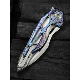 Ніж складаний туристичний Weknife Arrakis (8.8 см) Vanax / Titanium сіро-блакитний - мініатюра 10