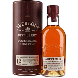Уценка. Виски Aberlour 12 yo Single Malt Scotch Whisky 40% 0.7 л в тубусе