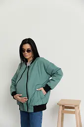 Бомбер для вагітних демісезонний Knoxville розмір L-XL Lullababe Оливковий - мініатюра 5