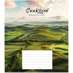 Зошит учнівський Школярик Sun kissed, в клітинку, 24 аркуші, ВД-лак, 25 шт. (024-3232K) - мініатюра 5