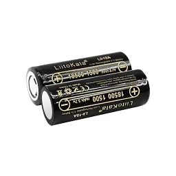 Акумулятор LiitoKala Lii-18A 18500 1500mah battery - мініатюра 3