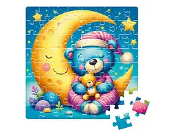 Пазли VLADI TOYS Сонне ведмежа DT1234-05 - мініатюра 3