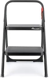 Драбина Rolser Taburete M/10 UNE 2 щаблі Negro (MET003-1023) - мініатюра 2