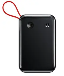 Портативна батарея Powerbank Baseus Xiaomini S Digital Display 3A 10000 mAh With Type-C Cable PPXF-A01 Black