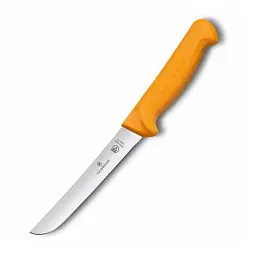 Кухонний ніж Victorinox Swibo Boning широкий лезо 16см з жовт. ручкою