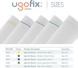Бандаж Ugo Fix Sleeve для ніг, міцні та довговічні суміші волокон із зовнішніми швами - мініатюра 7