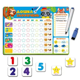 Магнітна дошка "Дошка заохочень" Vladi Toys VT3601-24 укр - мініатюра 2