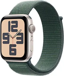 Смарт-годинник Apple Watch SE 2 GPS 44mm Starlight Aluminium Case w. Lake Green Sport Loop (MXEW3)