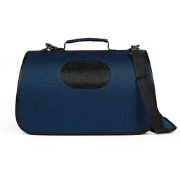 Сумка-переноска для собак та котів Pet Fashion Vesta 38х22х22 см синя - мініатюра 3