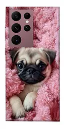 TPU чохол Demsky Мопс у ніжностях для Samsung Galaxy S22 Ultra
