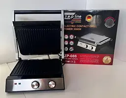 Притискний контактний електричний гриль Zepline ZP-086, 3500 Вт - мініатюра 8