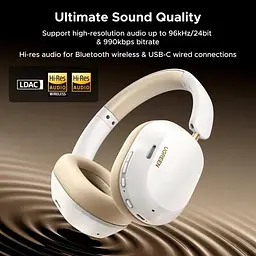 Навушники UGREEN HP203 HiTune Max5С Hybrid ANC White - мініатюра 4