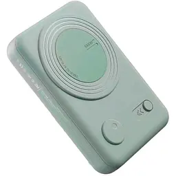 Зовнішній акумулятор Blueo Magnetic Wireless Power Bank With Stand 20W 10000mAh Mint (P010GRNS) [105994] - мініатюра 2