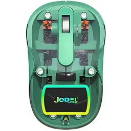 Бездротова миша Jedel WD141 прозоро-зелений